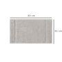 Mijölnir Toalla de Lavado Fancy Gris Claro 65% Algodón / 35% Lyocell 550 gr/m² 33x33 cm